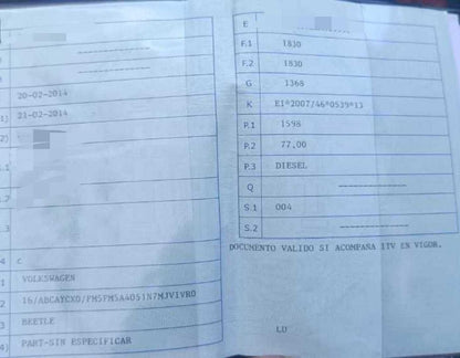 1º matriculación