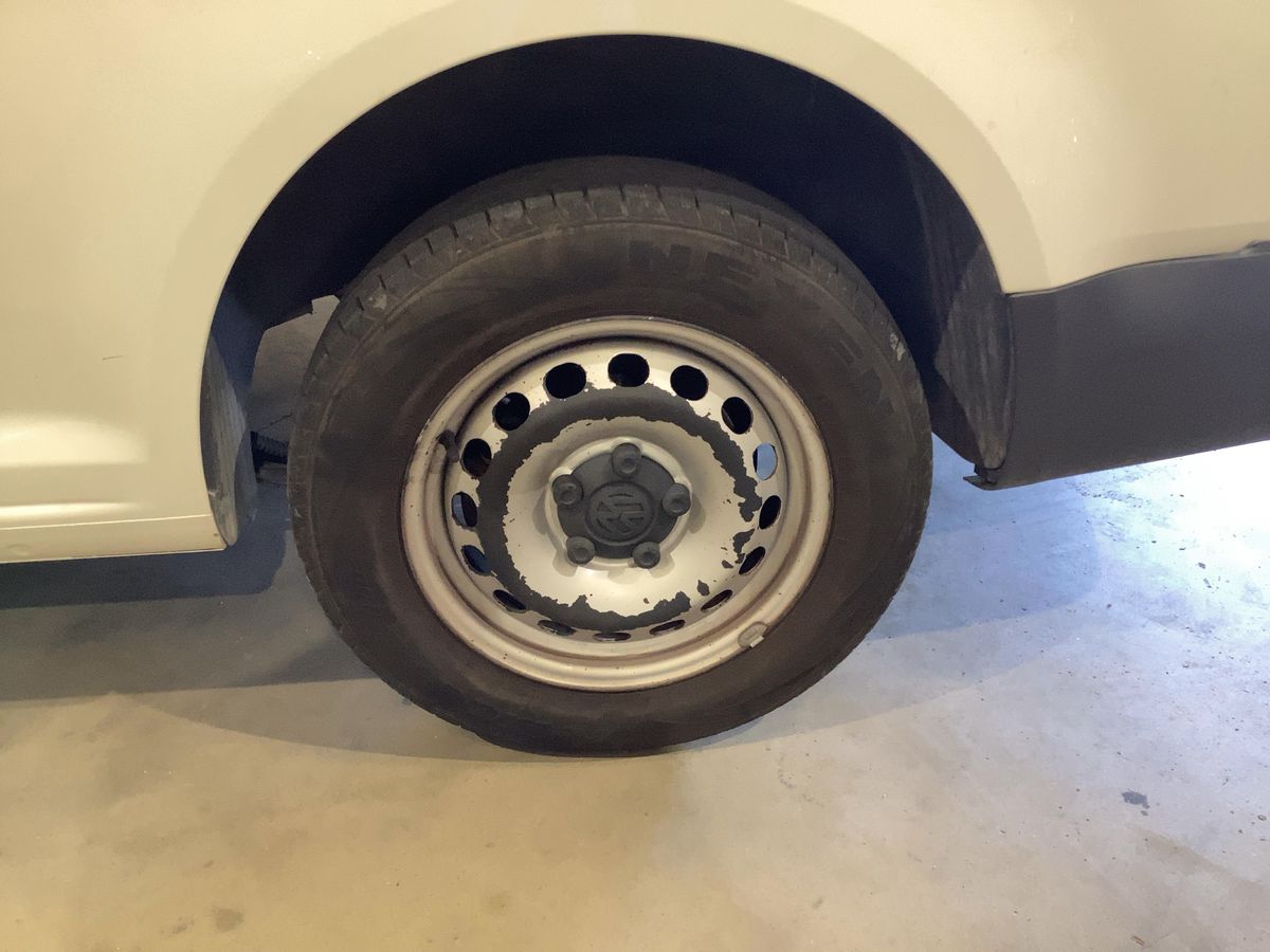 Rear left tire