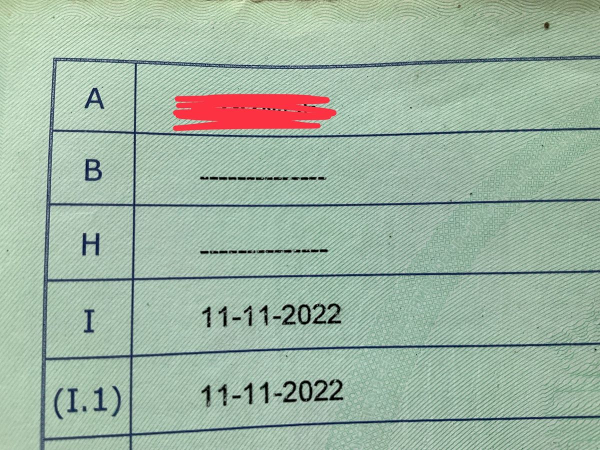 1º matriculación