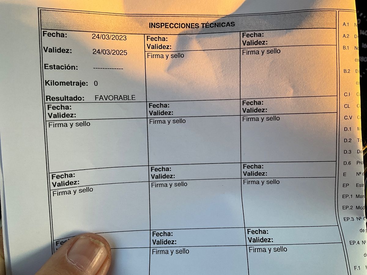 1º matriculación