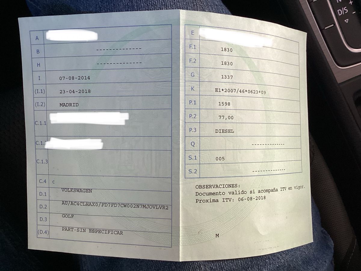 1º matriculación