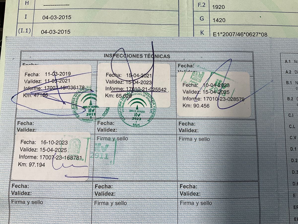 1º matriculación