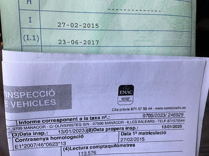 1º matriculación