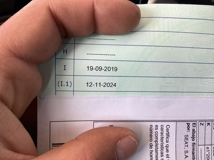 1º matriculación