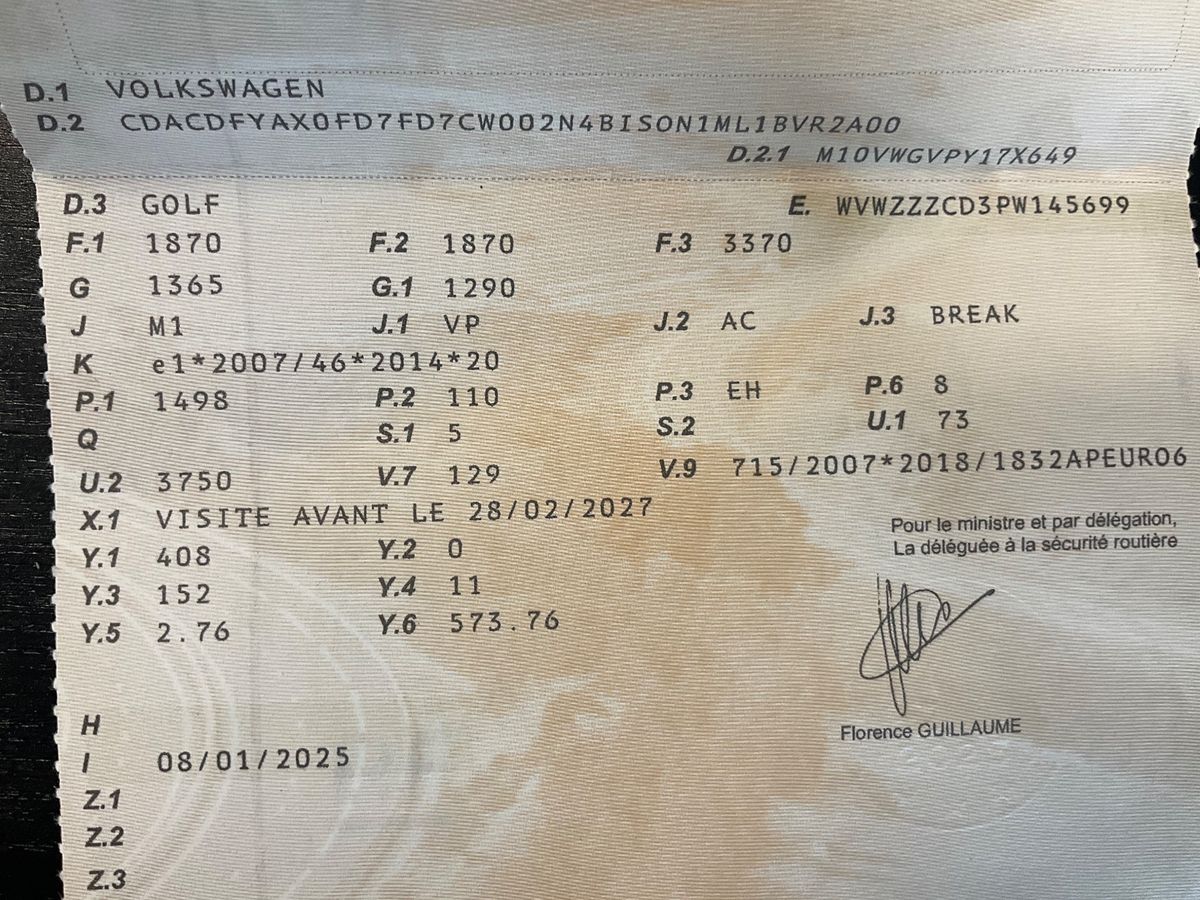 1º matriculación