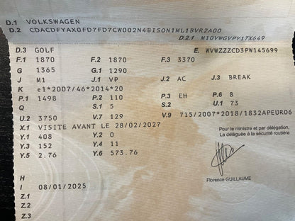 1º matriculación