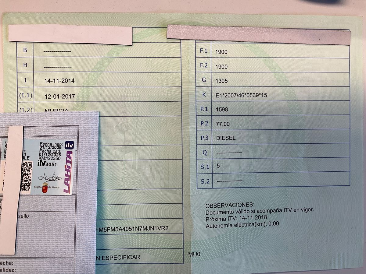 1º matriculación