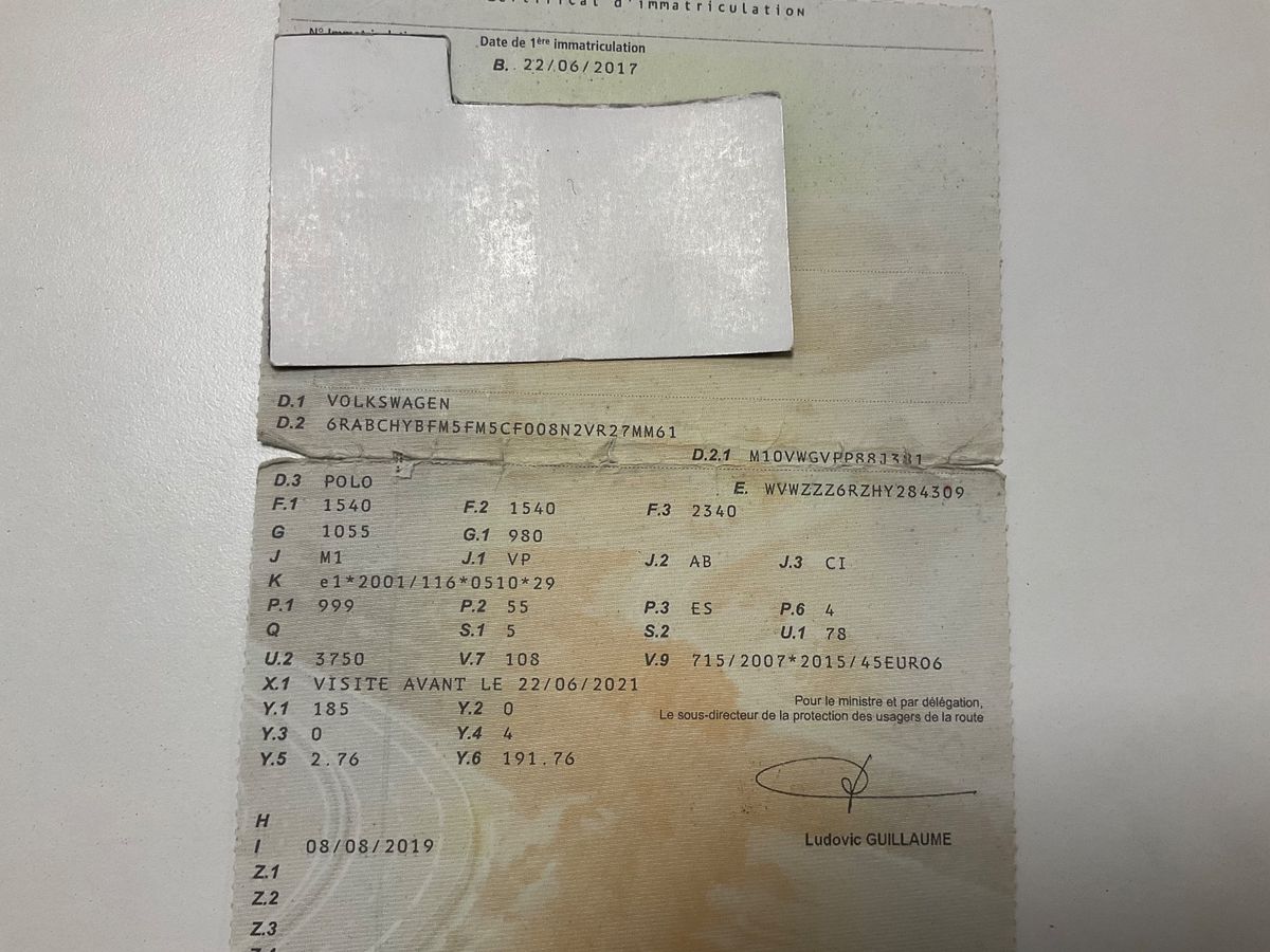 1º matriculación