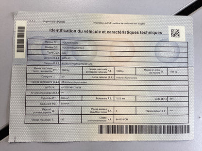 1º matriculación