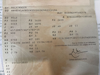 1º matriculación