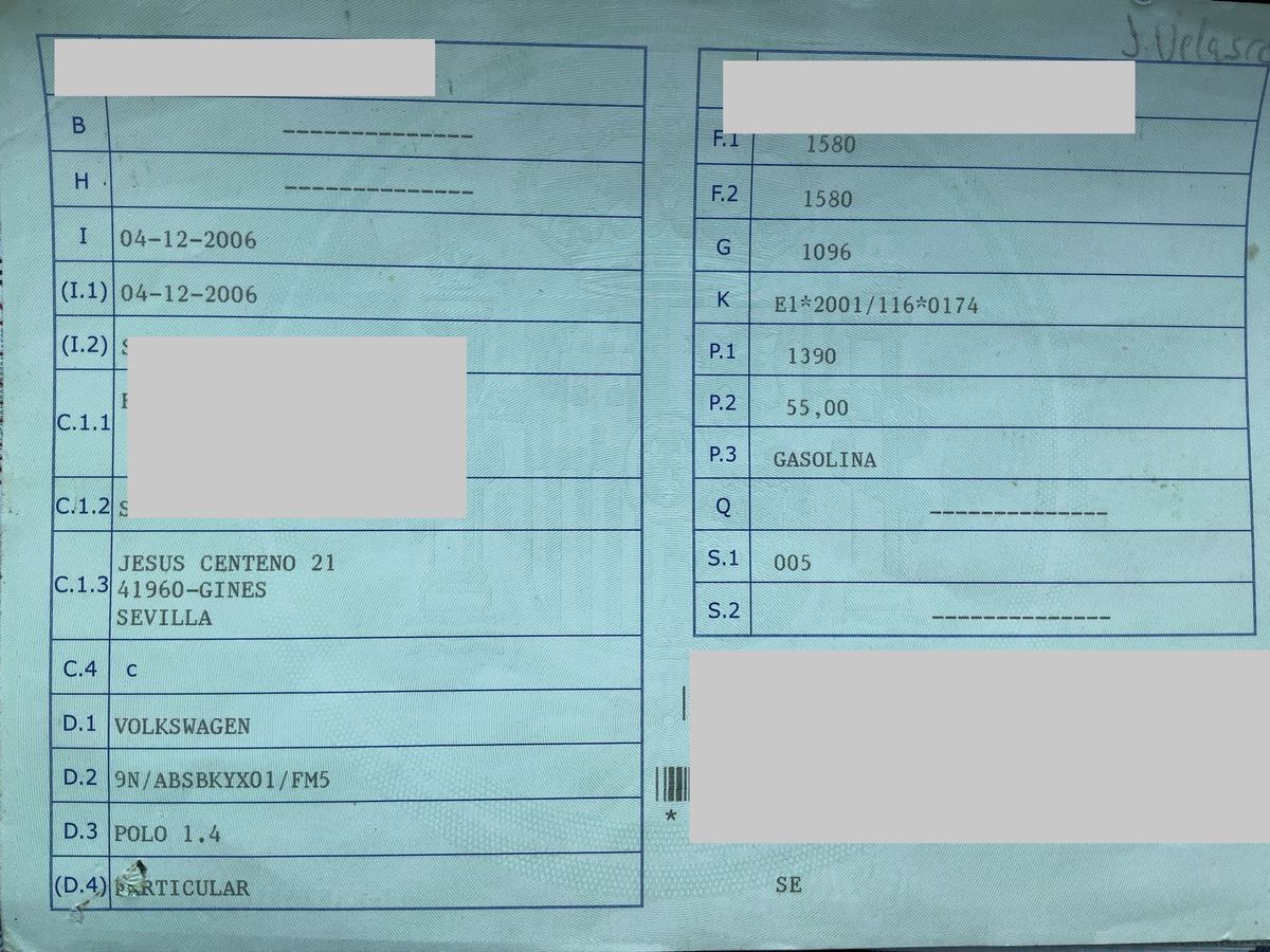 1º matriculación