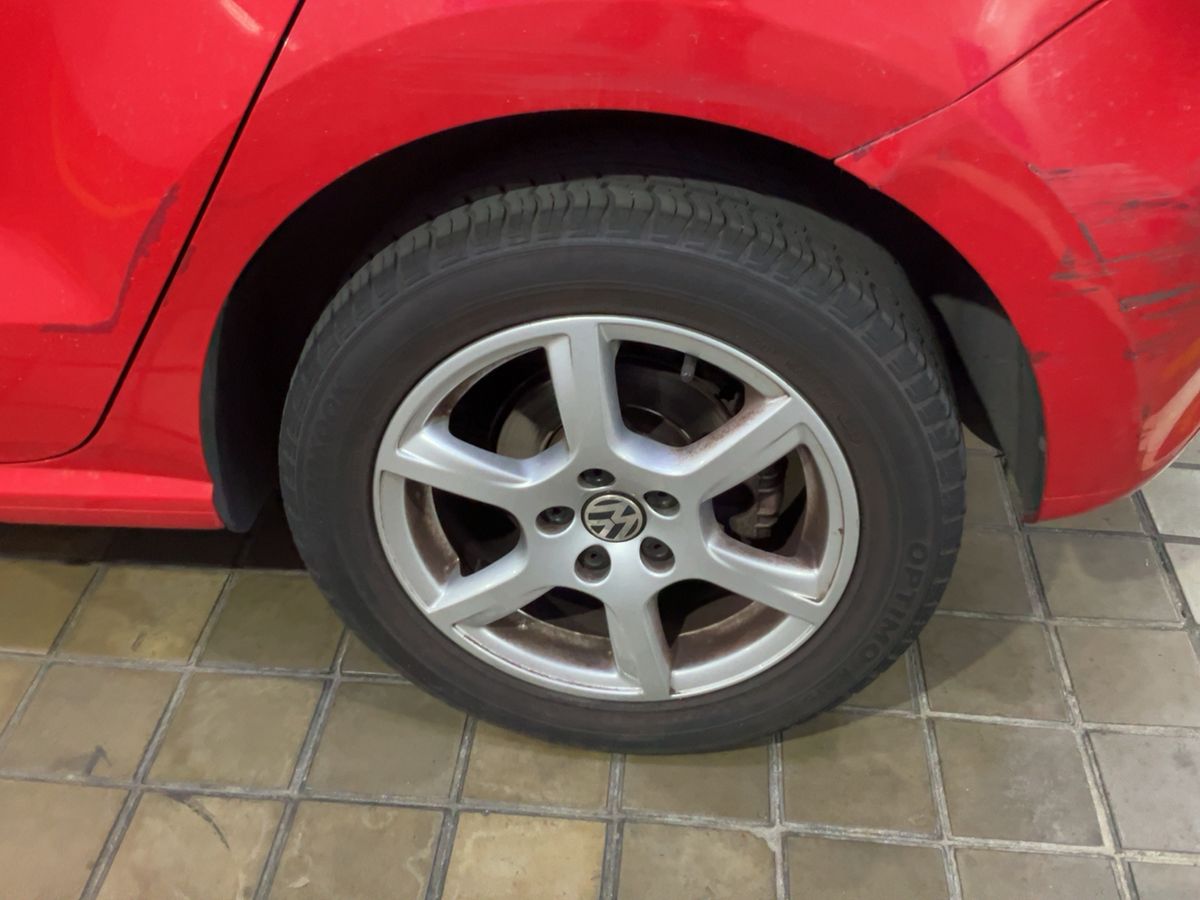 Rear left tire