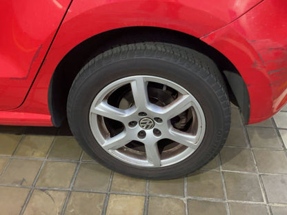 Rear left tire