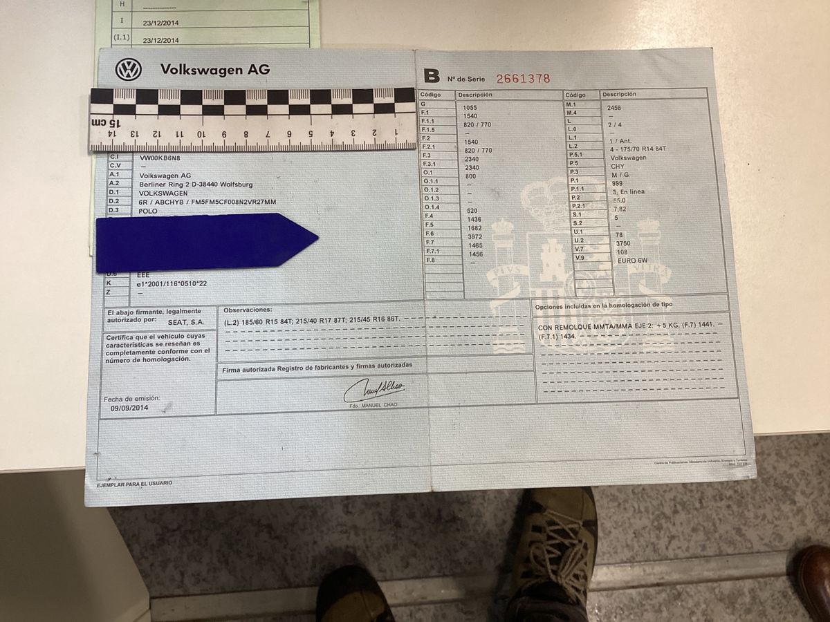 1º matriculación