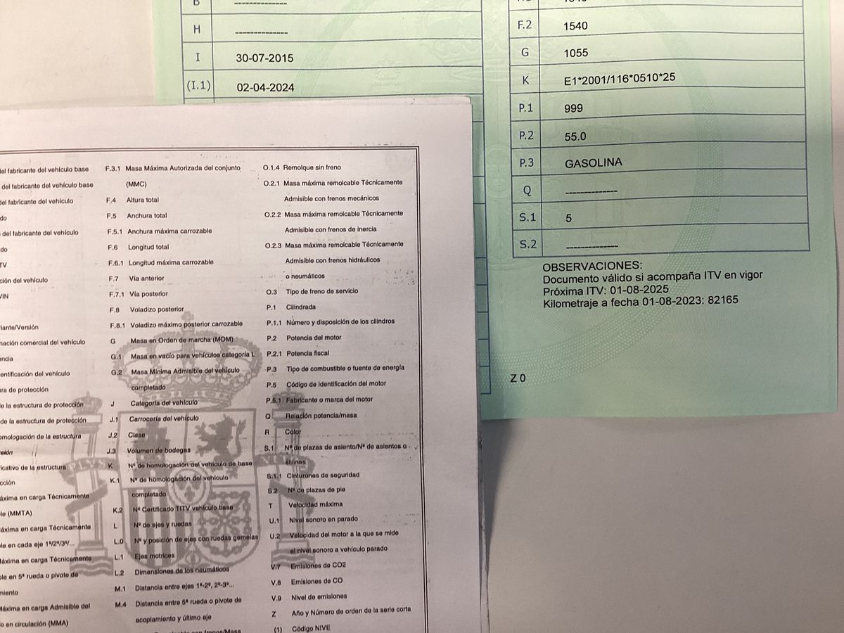 1º matriculación