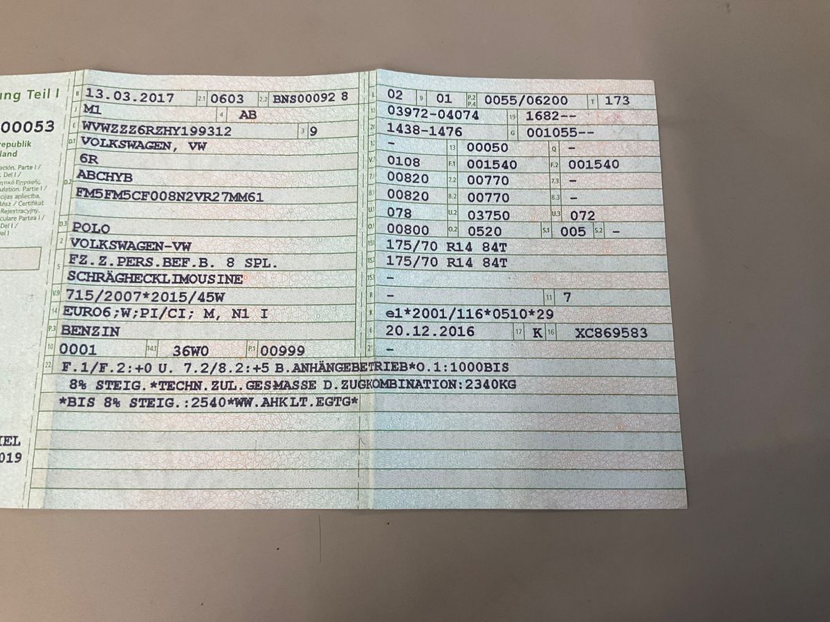 1º matriculación