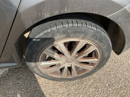 Rear left tire