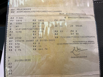 1º matriculación