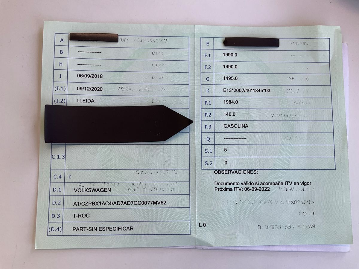 1º matriculación