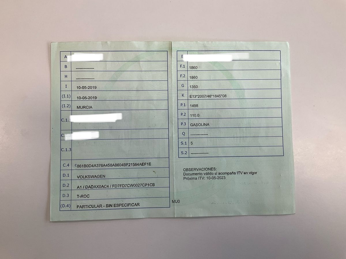 1º matriculación