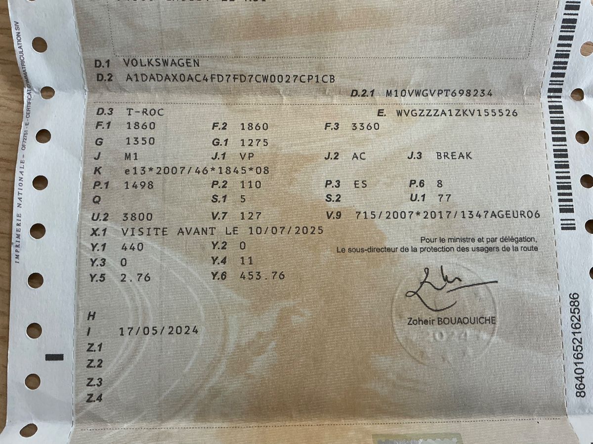 1º matriculación
