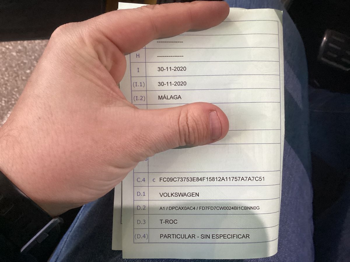 1º matriculación