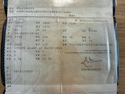 1º matriculación