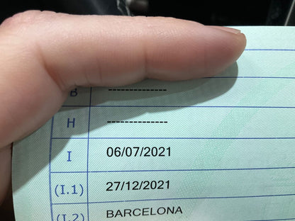 1º matriculación