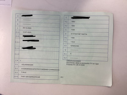 1º matriculación