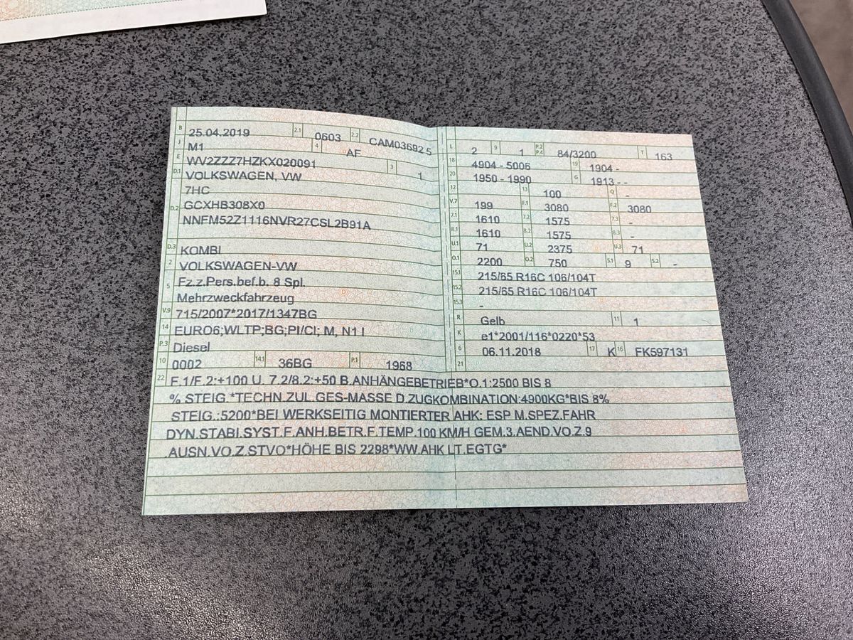 1º matriculación