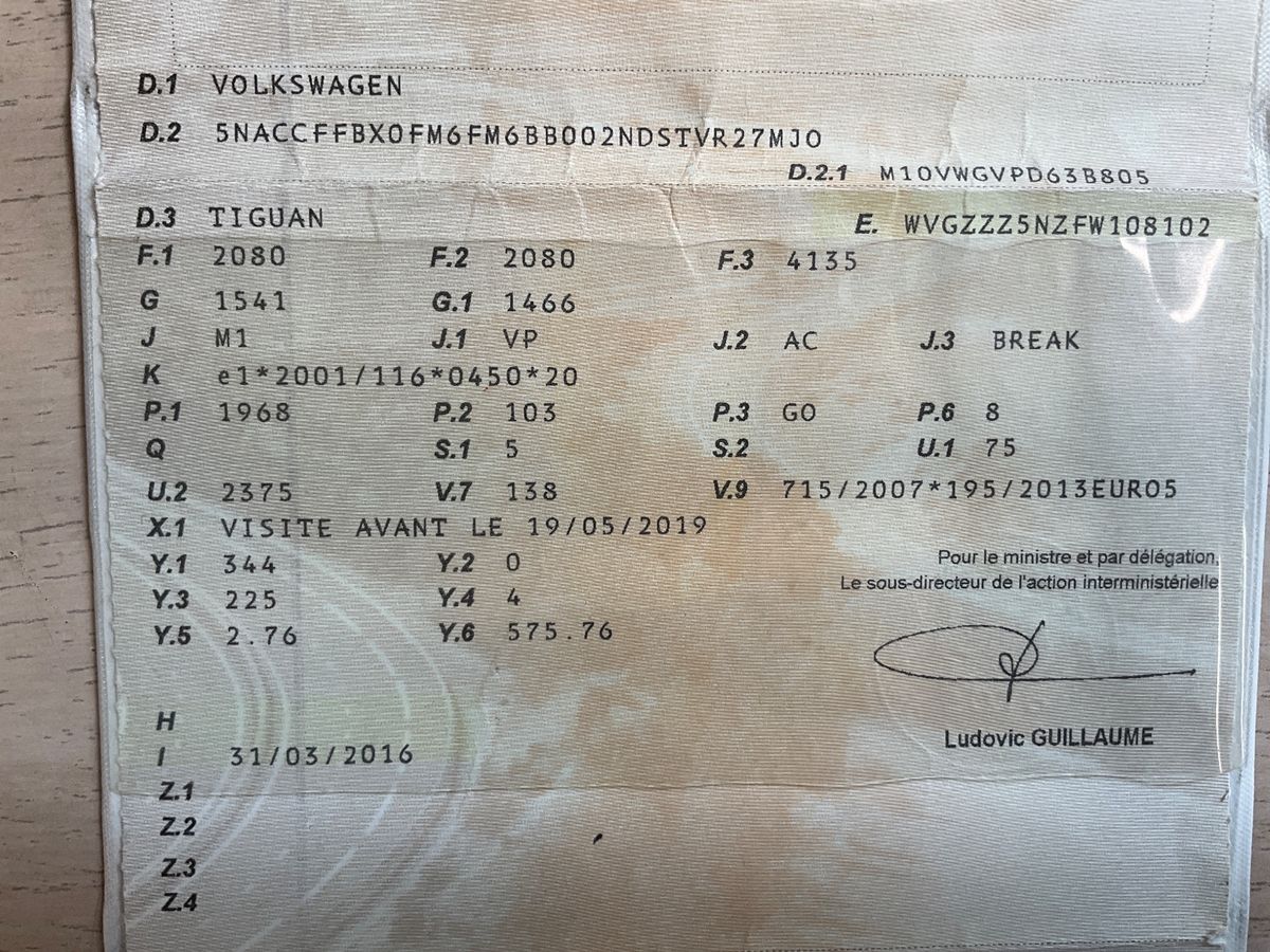 1º matriculación