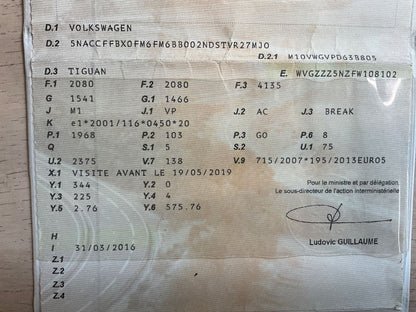 1º matriculación
