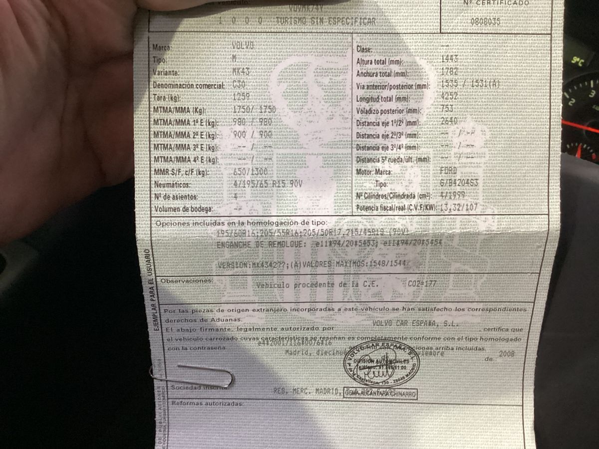 1º matriculación