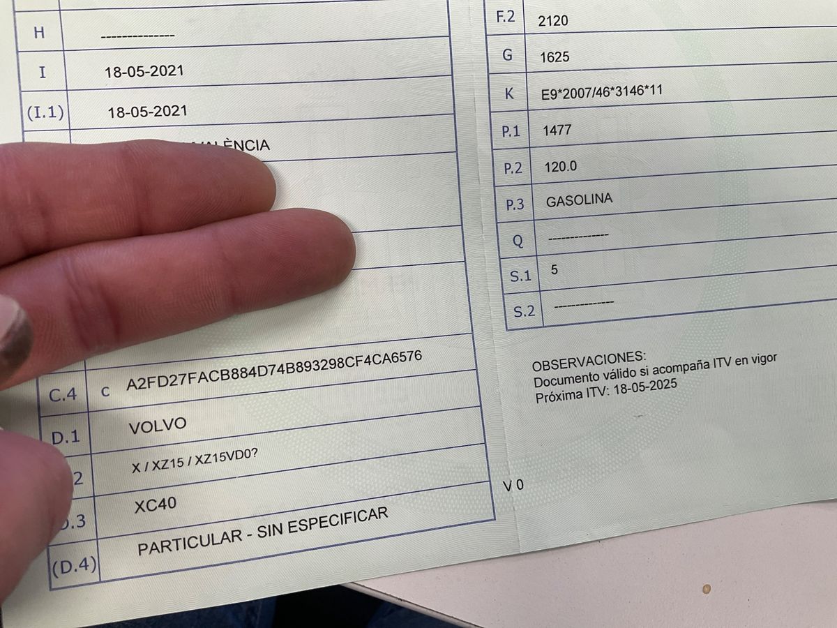 1º matriculación