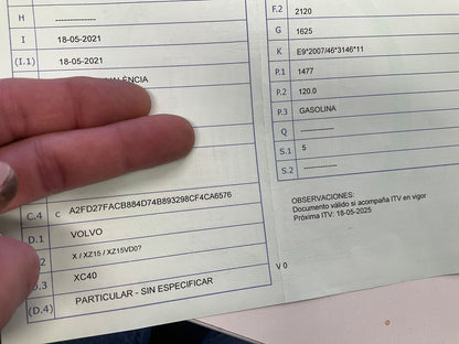 1º matriculación