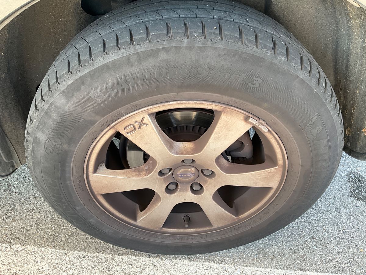 Rear left tire